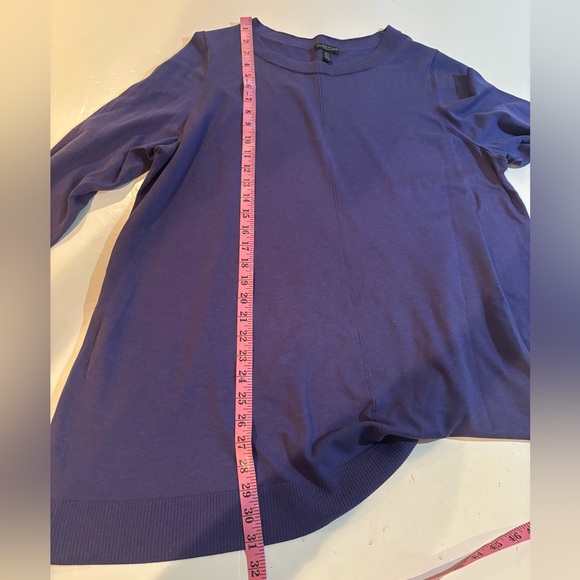 EILEEN FISHER Purple Women's Long SWEATER TOP 2X - Picture 8 of 9